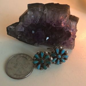 Sterling turquoise earrings